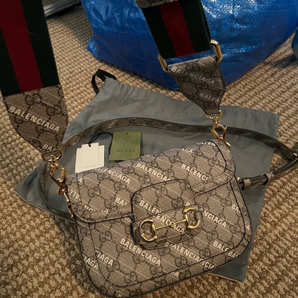 Last Call - GUCCI x BALENCIAGA The Hacker Project mini Gucci Horsebit 1955 - Picture 12 of 12